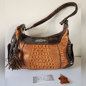 Madi Claire brown tan handbag purse